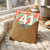 41st Birthday Card, Fabulous 41 Years Retro Striped Design
