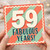 59th Birthday Card, Fabulous 59 Years!