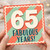 65th Birthday Card, Fabulous Years Greeting Card