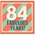 84th Birthday Card, Fabulous Years