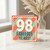 98th Birthday Card, Fabulous Years Retro Number Card