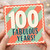100th Birthday Card, Fabulous Years!