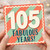 105th Birthday Card, Fabulous Years!