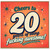 20th Birthday Card, Cheers to 20 Years of Being Awesome Card