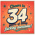 34th Birthday Card, Cheers to 34 Years of Being Awesome Card