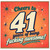 41st Birthday Card, Cheers to 41 Years of Being Fucking Awesome Card
