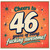 46th Birthday Card, Cheers to 46 Years of Being Fucking Awesome Retro Birthday Card