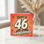 46th Birthday Card, Cheers to 46 Years of Being Fucking Awesome Retro Birthday Card