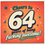 64th Birthday Card, Cheers to 64 Years of Being F*cking Awesome