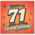 71st Birthday Card, Cheers to 71 Years of Being Fucking Awesome, Funny Birthday Card