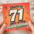 71st Birthday Card, Cheers to 71 Years of Being Fucking Awesome, Funny Birthday Card