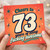 73rd Birthday Card, Cheers to 73 Years of Being Fucking Awesome Card