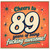 89th Birthday Card, Cheers to 89 Years of Being Awesome Retro Birthday Card
