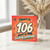106th Birthday Card, Funny 106 Years of Being Awesome Card