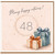 48th Birthday Card, Many Happy Returns Gift Card