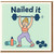 Nailed It' Weightlifting Congratulations Card - Cute Gym Fitness Achievement Greeting Card - For Exams, New Job, Graduation, Personal Bests - Blank Inside