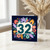 32nd Birthday Card, Floral Number 32 Birthday Card