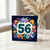 56th Birthday Card, Floral Number 56 Card