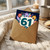 61st Birthday Card, Floral Number 61 Birthday Card
