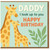 Cute Giraffes Daddy Birthday Card from Child - I Look Up To You - Happy Birthday Card for Dad/Father