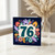 76th Birthday Card, Floral Number 76 Card
