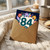 84th Birthday Card, Colourful Floral Number 84 Design