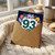 93rd Birthday Card, Floral Number 93 Birthday Card