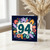 94th Birthday Card, Colourful Floral Number 94 Card