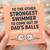 Funny Rude Birthday Card for Sibling - To The Other Strongest Swimmer To Come Out Of Dad's Balls - Adult Humour Joke Card for Brother or Sister