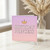 Birthday Princess Greeting Card - Crown Illustration in Pastel Pink and Purple - Cute Birthday Card for Her or Girls