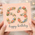 83rd Birthday Card, Floral Happy Birthday Card