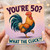 50th Birthday Card, You're 50? What the Cluck?! Funny Rooster Birthday Card