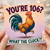106th Birthday Card, Funny Rooster What The Cluck Card