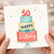 50th Birthday Card, Happy Birthday Cake Design