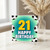 21st Birthday Card, Football Soccer Happy Birthday Card