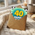 40th Birthday Card, Football Theme Happy Birthday Card