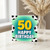 50th Birthday Card, Soccer Ball Design, Happy 50th Birthday Card