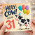31st Birthday Card, Holy Cow You're 31 Card, Cow Birthday Card