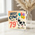 79th Birthday Card, Holy Cow You're 79 Funny Birthday Card