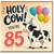 85th Birthday Card, Holy Cow Funny Cow Balloon Party Card