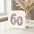 60th Birthday Card, Floral Number 60 Card