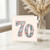 70th Birthday Card, Floral Botanical Number 70