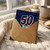 50th Birthday Card, Happy Birthday Retro Geometric 50 Card