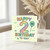 Happy 2nd Birthday Card - Rainbow Number Two with Balloon and Confetti - Cute Colourful Kids 2nd Birthday Card - For Boy or Girl