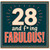 28th Birthday Card, 28 and F*ing Fabulous Card