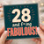 28th Birthday Card, 28 and F*ing Fabulous Card