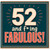 52nd Birthday Card, 52 and F*ing Fabulous Card