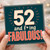 52nd Birthday Card, 52 and F*ing Fabulous Card