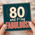 80th Birthday Card, 80 and F*ing Fabulous Card
