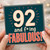 92nd Birthday Card, 92 and Fabulous Birthday Card